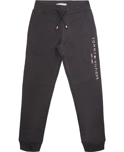 Tommy Hilfiger Essential Sweatpants Str 4 år / 104 cm - Bds Bukser Bomuld hos Magasin