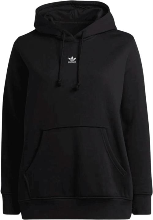 adidas Adicolor Essential Hoodie (Plus Size) Kvinde Sort Hættetrøjer Plus Size Str XL - Bomuld hos Magasin