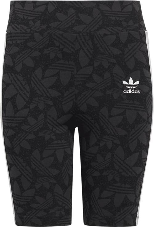 adidas Highwaisted Cycling Shorts Kids Str 128 - Carbon/black/white Shorts & Bloomers Bomuld hos Magasin