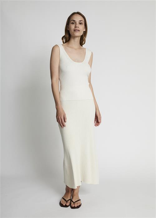 Bruun & Stengade BS Desiree Skirt Kvinde Off White Maxi Nederdele Str S - hos Magasin