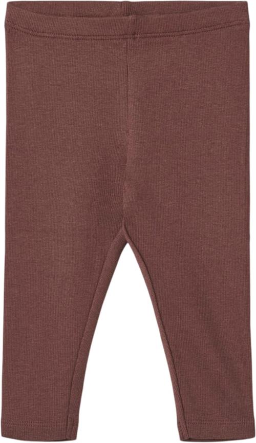 Se Wheat Rib Leggings Maddy Str 2 år / 92 cm - Lilla Leggings Bomuld hos Magasin ved Magasin