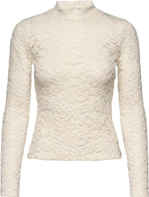 Se Rosemunde Long Sleeve Turtleneck Tshirt Kvinde Hvid Langærmede Bluser Str L - hos Magasin ved Magasin