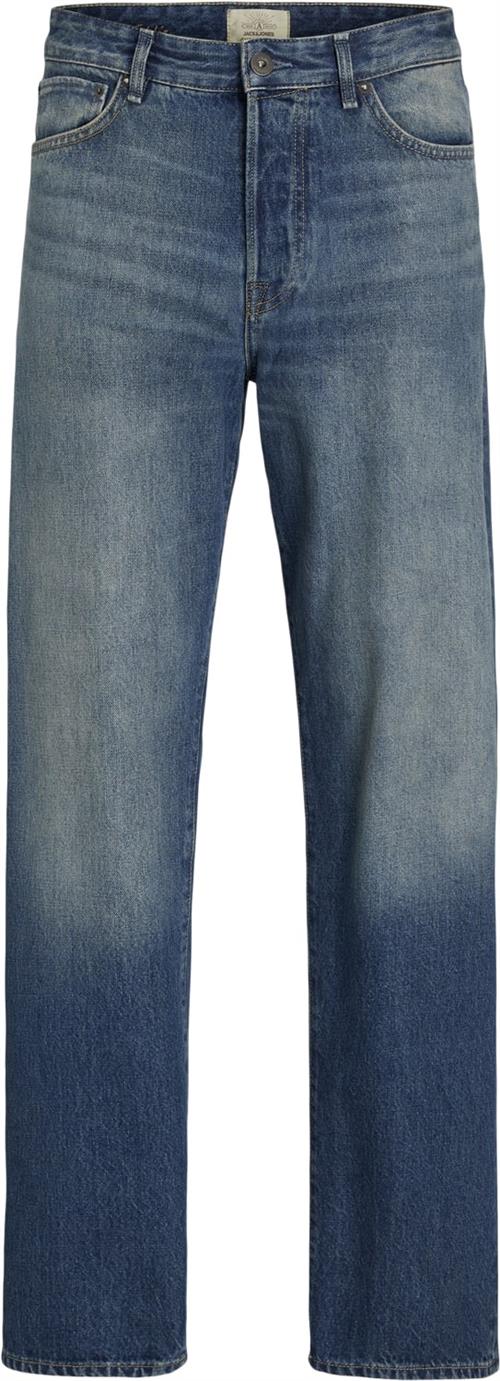 Se Jack & Jones Jjieddie Jjcooper JOS 735 SN Mand Blue Denim Jeans Str "30/""34" - hos Magasin ved Magasin