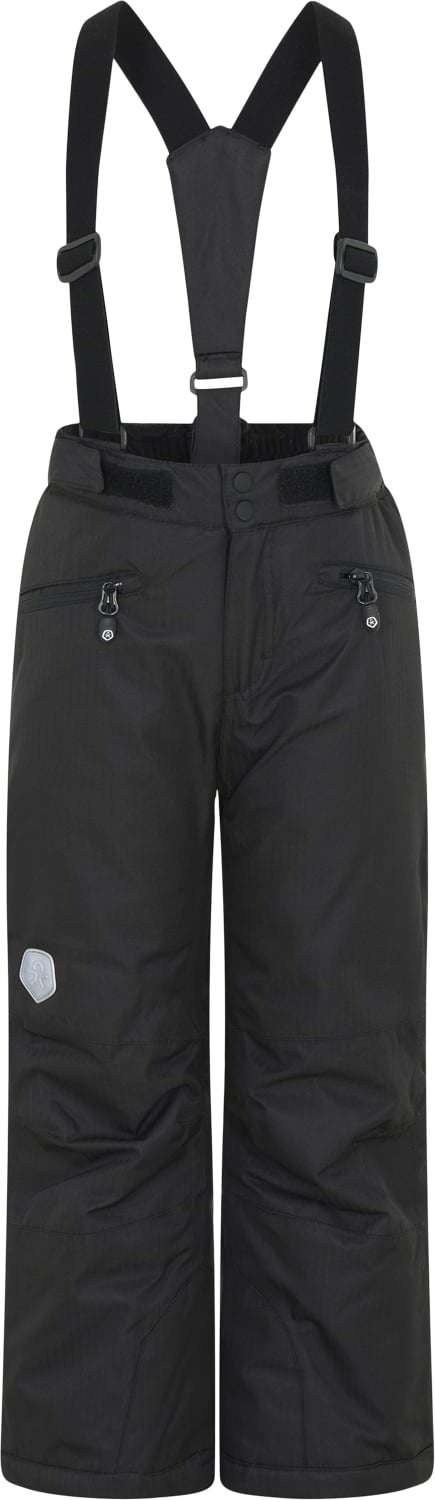 Color Kids Ski Pants W.Pockets Recycled Str 152 Unisex - Black Overtræksbukser hos Magasin