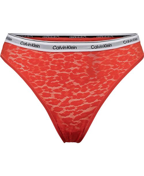 Calvin Klein High LEG Thong Briefs Str XS - hos Magasin