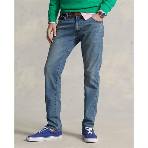 Se Polo Ralph Lauren Sullivan Slim Stretch Jean Mand Blå Jeans Slim Fit Str 34/34 - hos Magasin ved Magasin