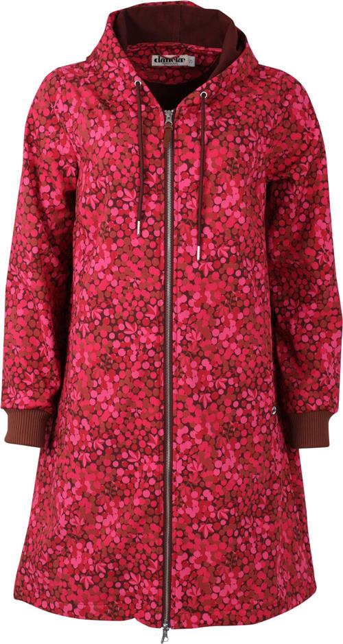 Danefæ Danekarla Softshell Bright Pink Berrygood Kvinde Bright Pink Berry Overgangsjakker Str 3XL - Polyester hos Magasin