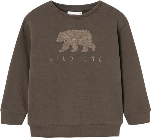 Se Name It Nmmobear Nreg Sweat UNB Str 104 - Bracken Sweatshirts Bomuld hos Magasin ved Magasin