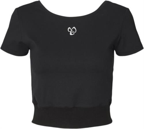 Carite Ribbed Waist Crop Tshirt S - Trænings T-shirts Nylon hos Magasin