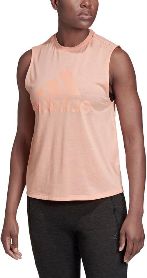 adidas Must Haves Badge Of Sport Tank Top L - Tanktoppe Bomuld hos Magasin