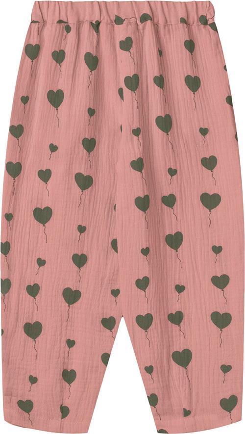 Fliink Love Pant Str 4Y/104 - Ash Rose Aop Bukser hos Magasin