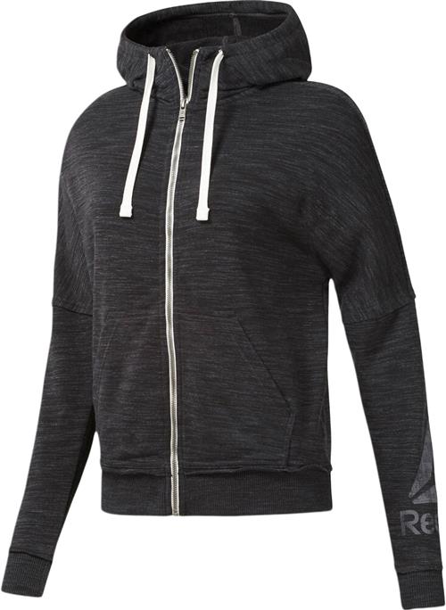 Se Reebok Essentials Marble Logo Full Zip XS - Hættetrøjer hos Magasin ved Magasin