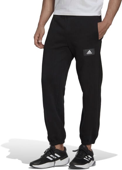 Se adidas Essentials Feelvivid Cotton Fleece aight Leg Joggingbukser S - Træningsbukser Bomuld hos Magasin ved Magasin