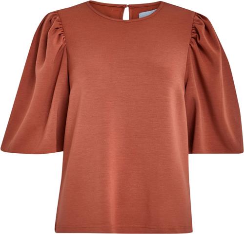 Minus Mstaelyn Modal Blouse Kvinde Summer Fig Kortærmede Bluser Str S - hos Magasin