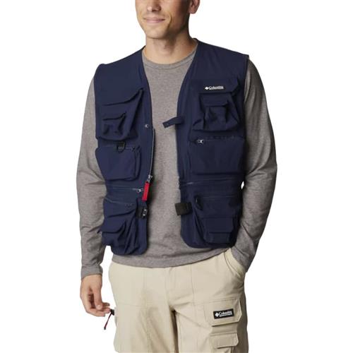 Columbia Field Creek BIG Horn Vest Mand Collegiate Navy Veste Str L - Nylon hos Magasin