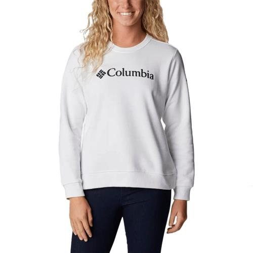 Se Columbia Logo Sweatshirt Kvinde White Sweatshirts Str XL - Bomuld hos Magasin ved Magasin