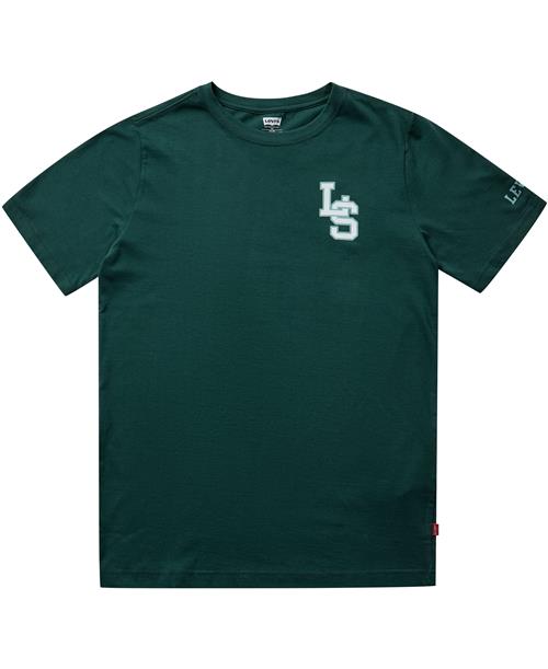 Se Levi's "LVB """"LS"""" Monogram TEE" Str 10 - Bistro Green Kortærmede T-shirts hos Magasin ved Magasin