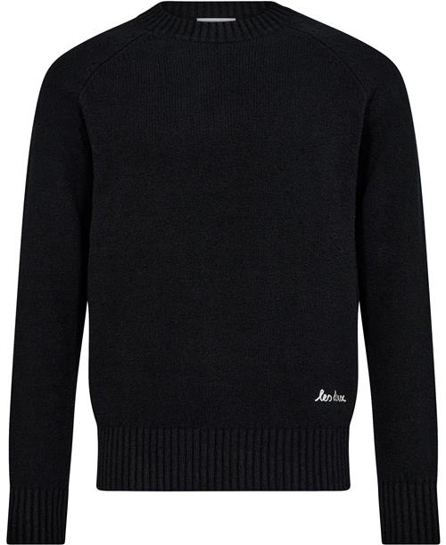 Se Les Deux Brad Roundneck Knit Mand Black Sweaters Str L - Bomuld hos Magasin ved Magasin