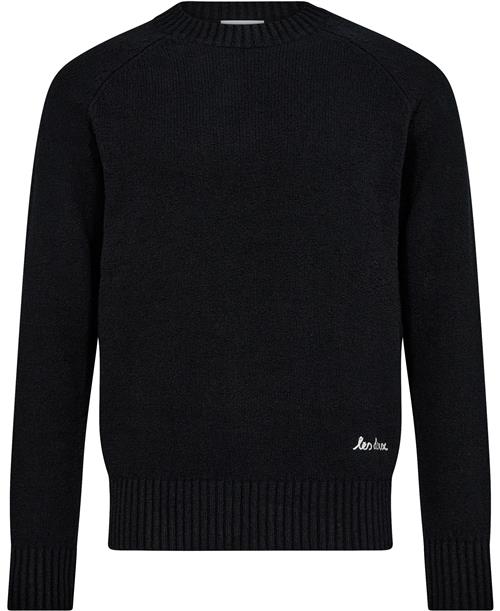 Les Deux Brad Roundneck Knit Mand Black Sweaters Str XXL - Bomuld hos Magasin