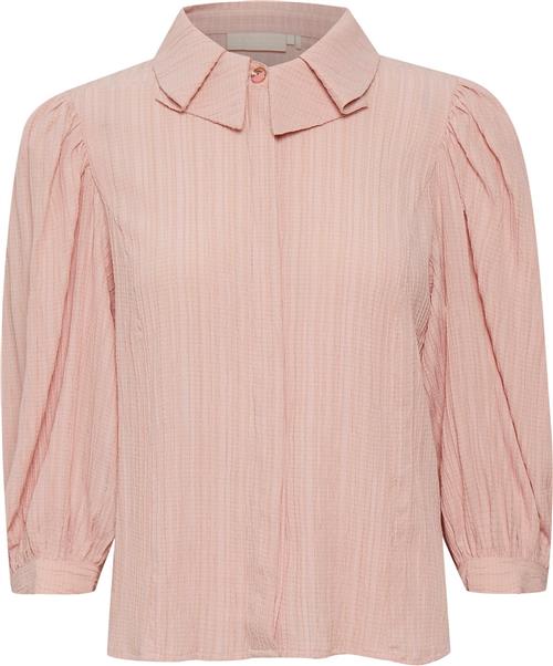 Karen by Simonsen Frostykb Blouse Kvinde Rose Dust Langærmede Bluser Regular Fit Str 44 - hos Magasin