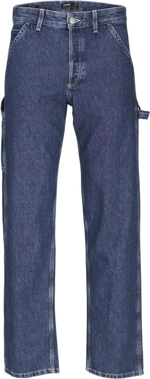 Jack & Jones Jjieddie Jjcarpenter SBD 316 SN Mand Blue Denim Jeans Str "30/""34" - hos Magasin