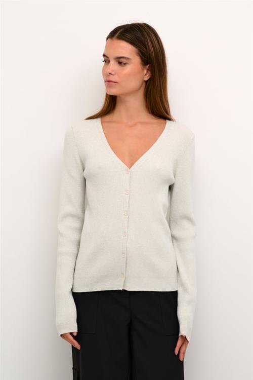 Karen by Simonsen Opeyakb Cardigan Kvinde Egret Cardigans Str S - hos Magasin