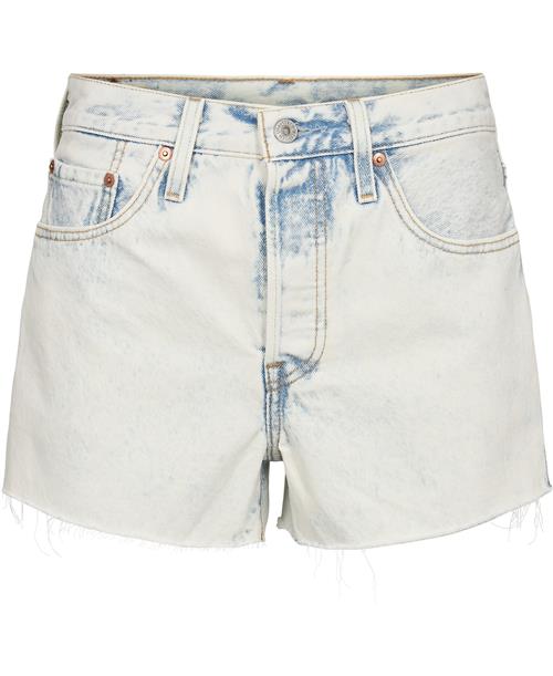 Se Levi's 501 Original Short Snow PIC SH Kvinde Blå Denim Shorts Str 29 - Bomuld hos Magasin ved Magasin