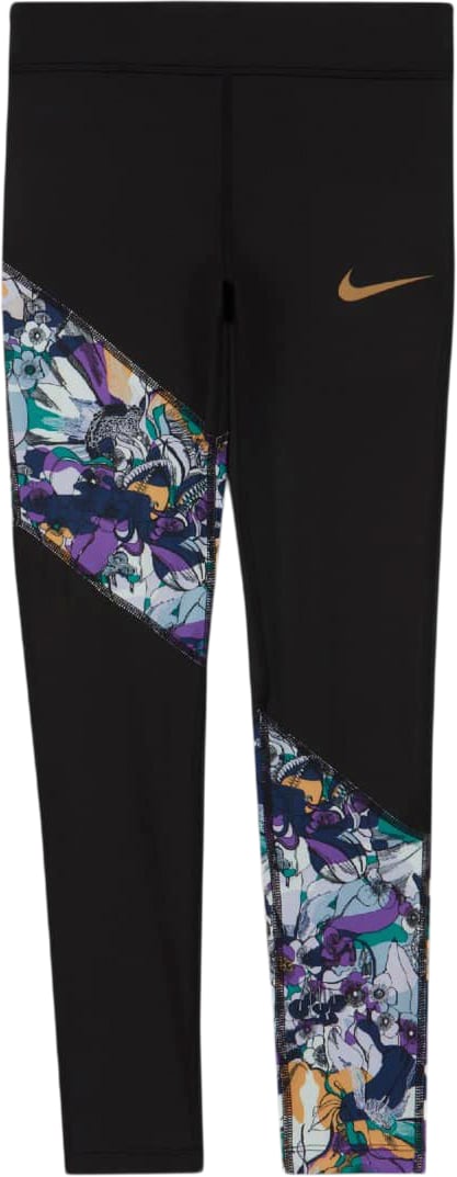 Nike Nike ONE BIG Kids' (Girls') TR Str 128-137 / S - Black Leggings Polyester hos Magasin