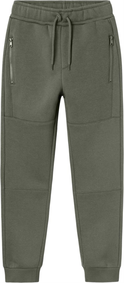 Name It Nkmnaskab Nreg Sweat Pant BRU Str 140 - Tea Leaf Bukser hos Magasin