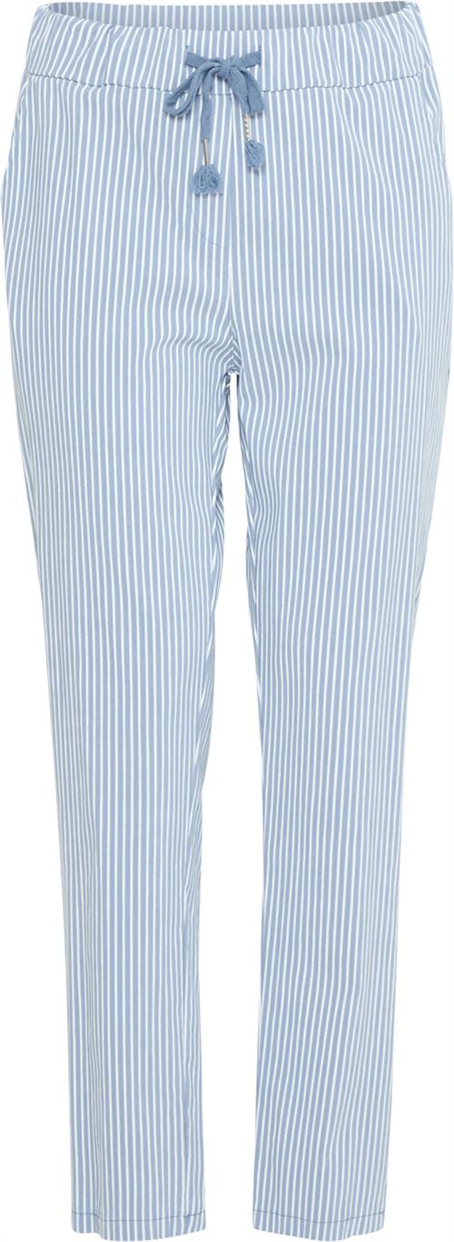 Sorbet Sblinear Pant Kvinde Rain Washed Bukser Med Smalle Ben Str S - hos Magasin