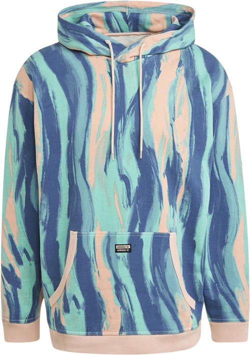 adidas R.Y.V. Allover Print Hættetrøje Mand Pink Hoodies Str XL - Bomuld hos Magasin