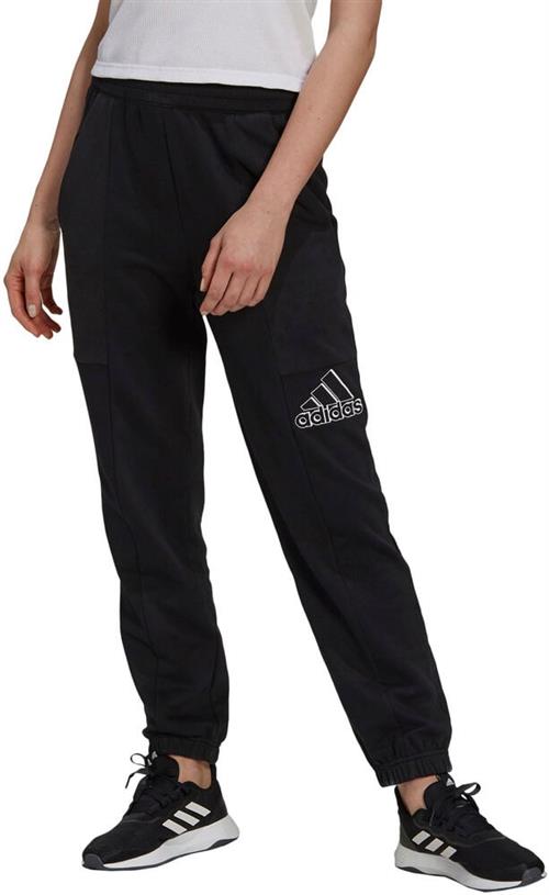 adidas Brand Love Embroidered Logo Joggingbukser S - Træningsbukser Bomuld hos Magasin