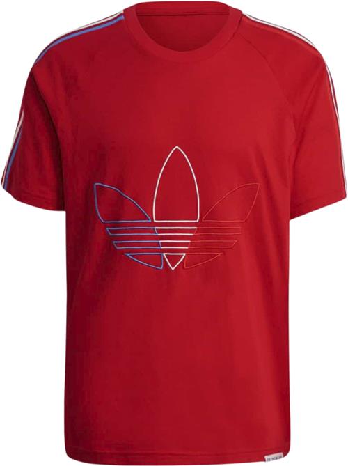 adidas FTO TEE Mand Red Kortærmede T-shirts Str XS - Bomuld hos Magasin