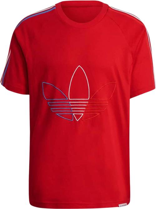 Se adidas FTO TEE Mand Red Kortærmede T-shirts Str XXL - Bomuld hos Magasin ved Magasin