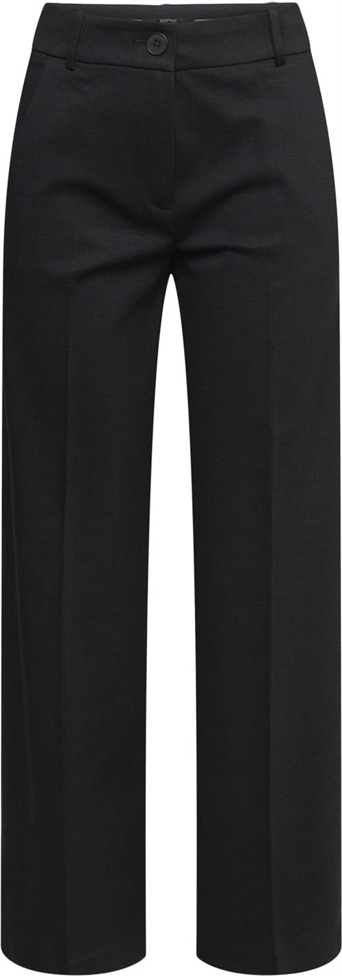 Esprit Jersey Pant Kvinde Black Bukser Med Lige Ben Str 36/32 - hos Magasin