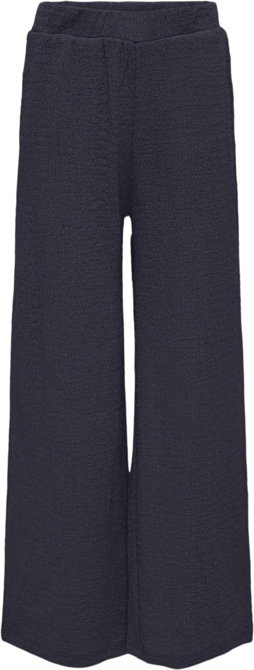 Se ONLY Kogemma Structure Wide Pant FF JRS Str 140 - Blå Bukser hos Magasin ved Magasin