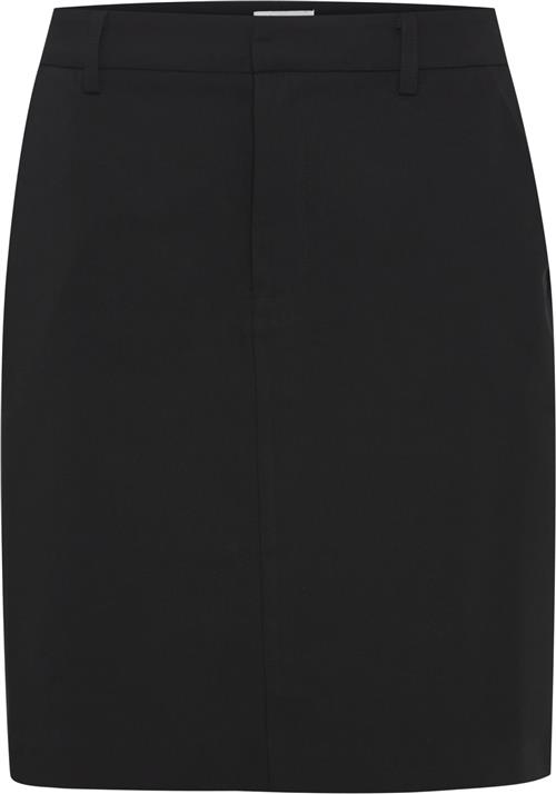 PULZ Jeans Pzbindy HW Skirt Kvinde Black Beauty Korte Nederdele Str 36 - hos Magasin