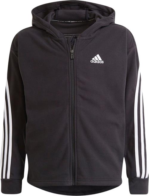 Se adidas Future Icons Primegreen Polar Fleece 3ipes Hættetrøje 128 - Sweatshirts & Hættetrøjer Polyester hos Magasin ved Magasin