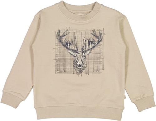 Se Wheat Sweatshirt Dådyr Str 110 / 5 år - Gravel Sweatshirts Bomuld hos Magasin ved Magasin