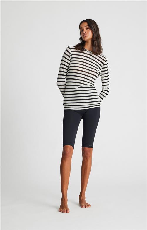 Gai&Lisva Thyra L/S Sailor Wool Top Kvinde Ecru Sailor Stripe Toppe Str XL - Uld hos Magasin