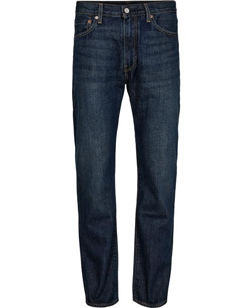 Se Levi's 555 Relaxed Straight UP THE SC Mand Dark Indigo - Worn In Jeans Relaxed Fit Str W29 / L32 - hos Magasin ved Magasin