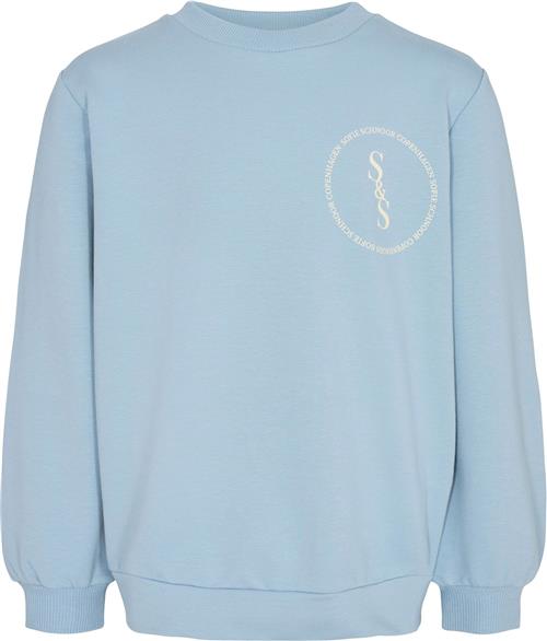 Sofie Schnoor Sweatshirt Str 12 år / 152 cm - Light Blue Sweatshirts hos Magasin