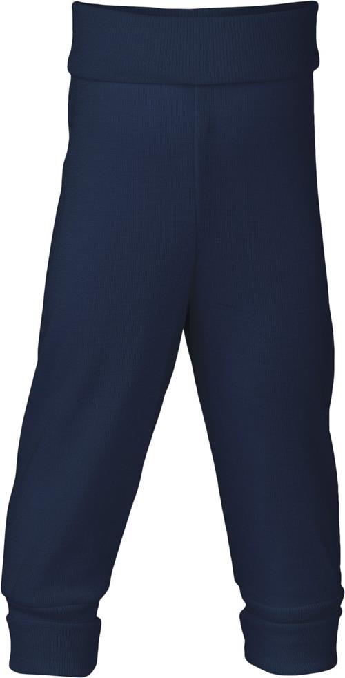 Engel Natur Babypants, Long, With Waistband, Gots - Navy-blue - 50/56 Str 86-92 - Navy Bukser Silke hos Magasin