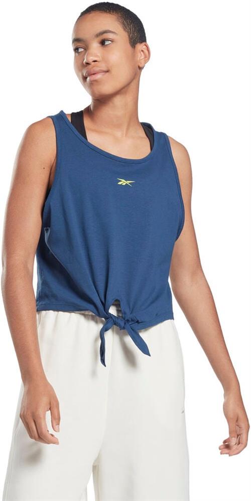 Reebok Front Tie Træningstop XS - Tanktoppe Bomuld hos Magasin