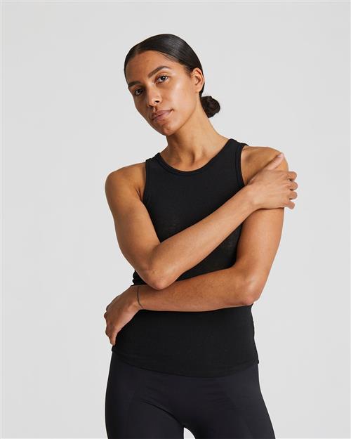 Gai&Lisva Alberte Wool Top Kvinde Black Tanktoppe Str XS - Uld hos Magasin