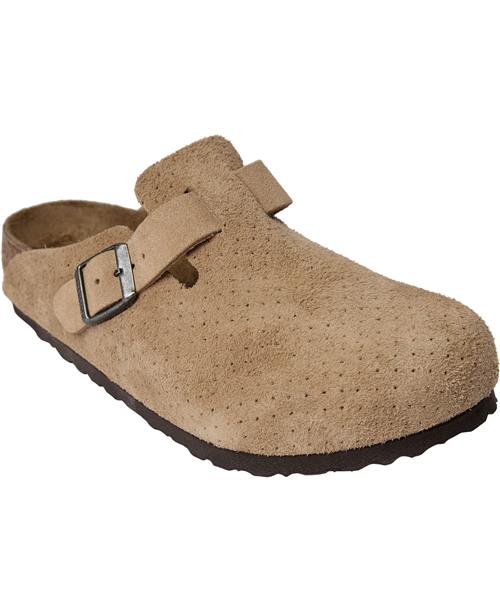 Birkenstock Boston VL Dotted New Beige Kvinde Beige Slip-ins Str 43 - hos Magasin