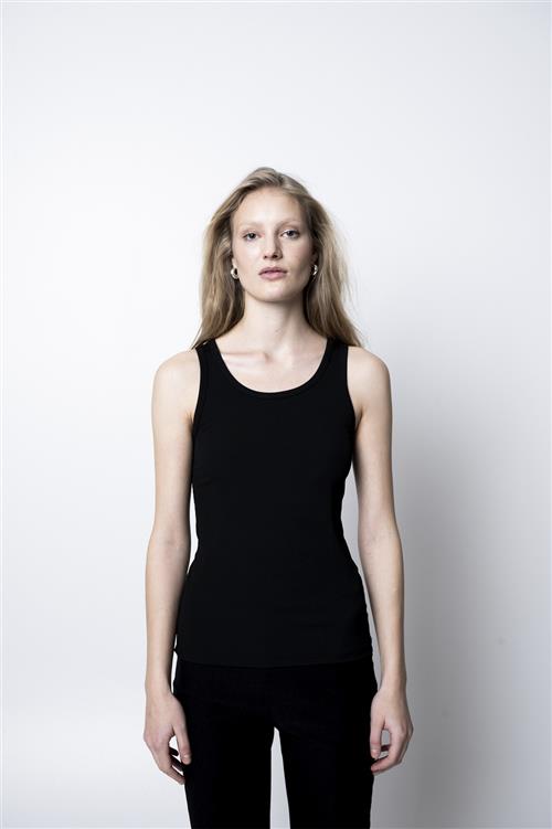 ICHI Ixkamilla TO2 Kvinde Black Tanktoppe Str XL - hos Magasin