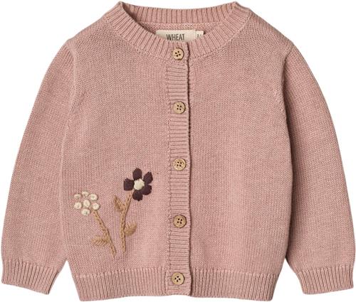 Se Wheat Strik Cardigan Ella Str 80/12m - 2026 Cardigans Bomuld hos Magasin ved Magasin