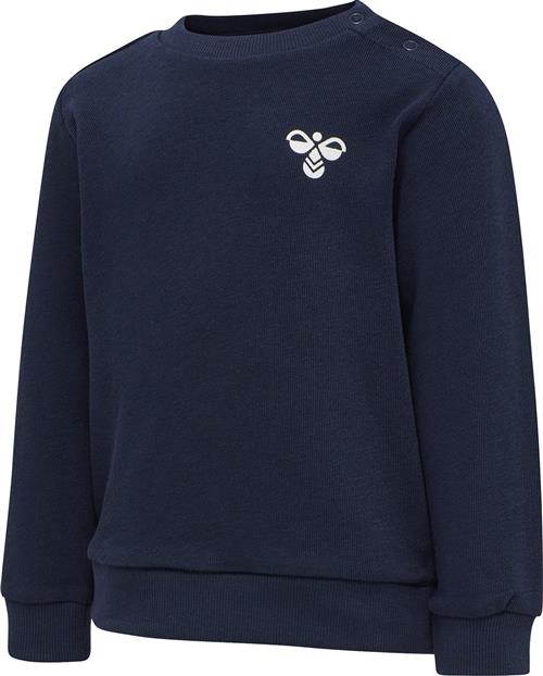 Se Hummel Hmlsanto Crew Suit Str 2 år / 92 cm - Blå Sweatshirts Bomuld hos Magasin ved Magasin