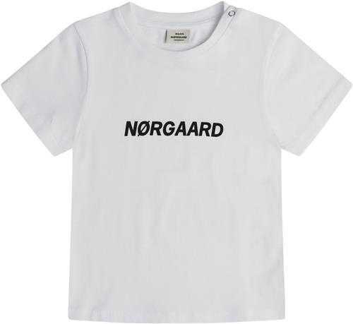 Mads Nørgaard - Copenhagen Single Favorite Taurus Str 9-12 mdr / 80 cm - Hvid Kortærmede T-shirts Bomuld hos Magasin